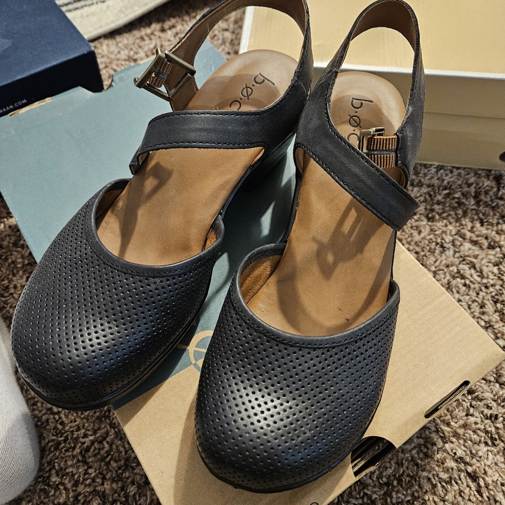 B.O.C. Mary Jane Clogs